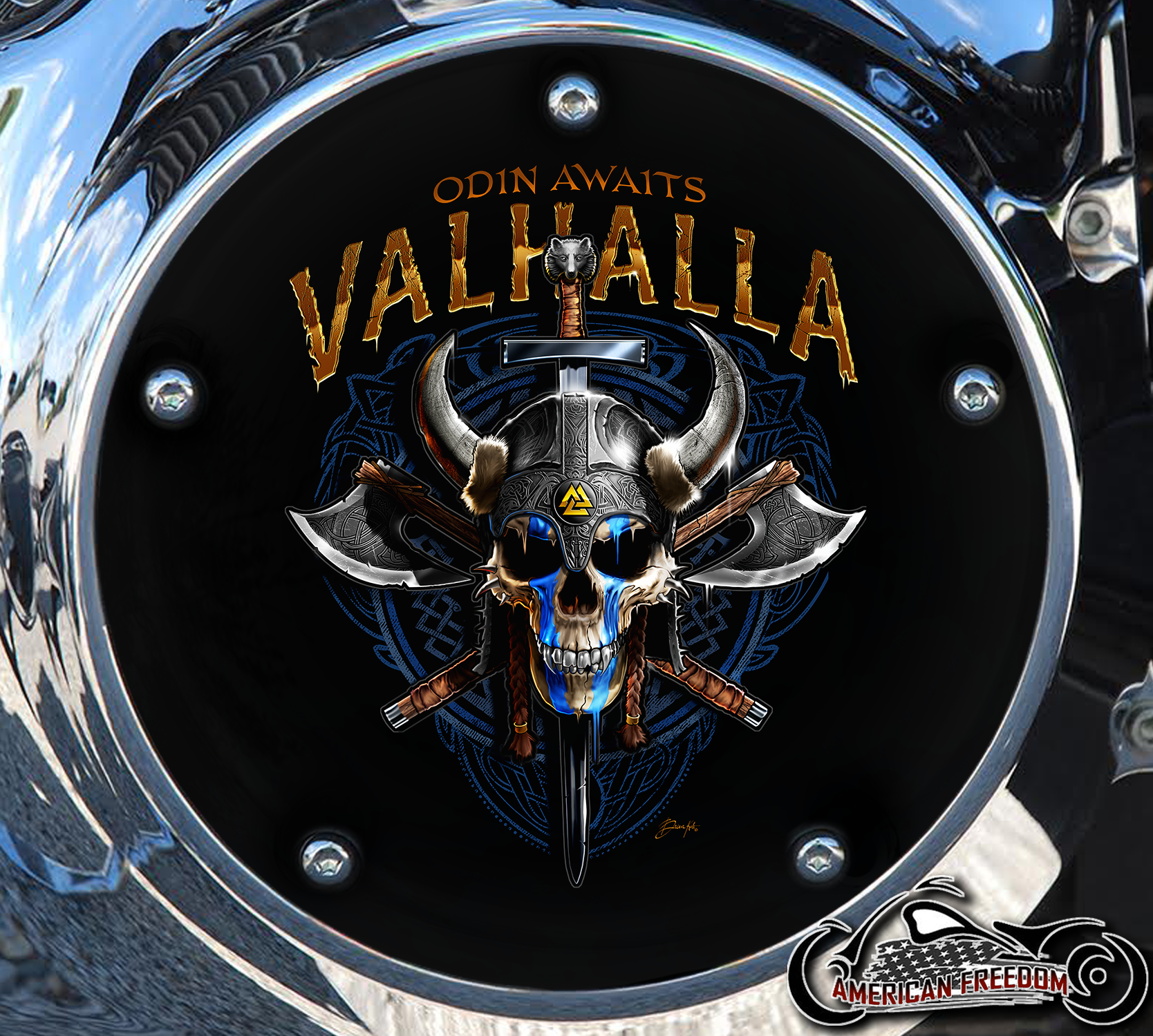 Custom Derby Cover - Valhalla